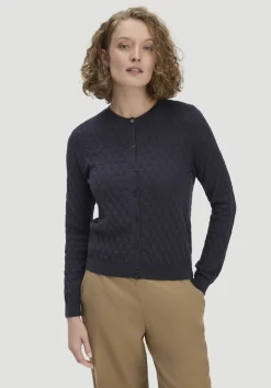 Strick Jacke Regular aus Bio-Baumwolle mit Merinowolle von hessnatur