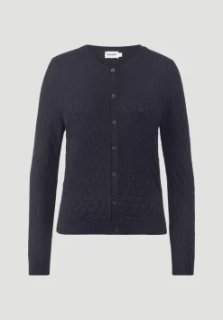 Strick Jacke Regular aus Bio-Baumwolle mit Merinowolle von hessnatur