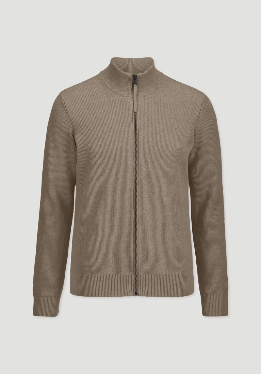 Strick Jacke Regular aus reiner Bio-Baumwolle von hessnatur