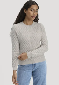 Strick Jacke Regular aus Bio-Baumwolle mit Merinowolle von hessnatur