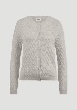 Strick Jacke Regular aus Bio-Baumwolle mit Merinowolle von hessnatur