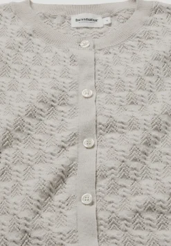 Strick Jacke Regular aus Bio-Baumwolle mit Merinowolle von hessnatur