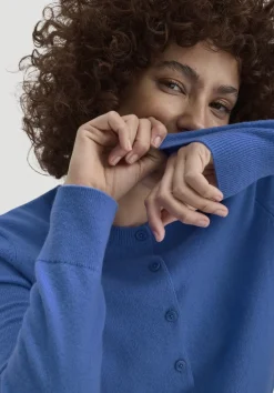 Strick Jacke Regular BETTER RECYCLING aus reinem Cashmere von hessnatur