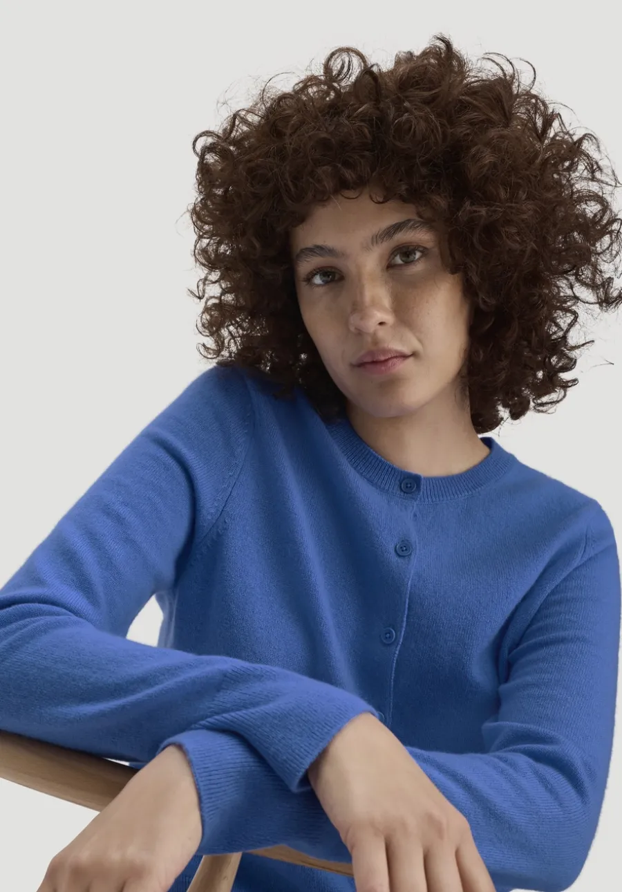 Strick Jacke Regular BETTER RECYCLING aus reinem Cashmere von hessnatur