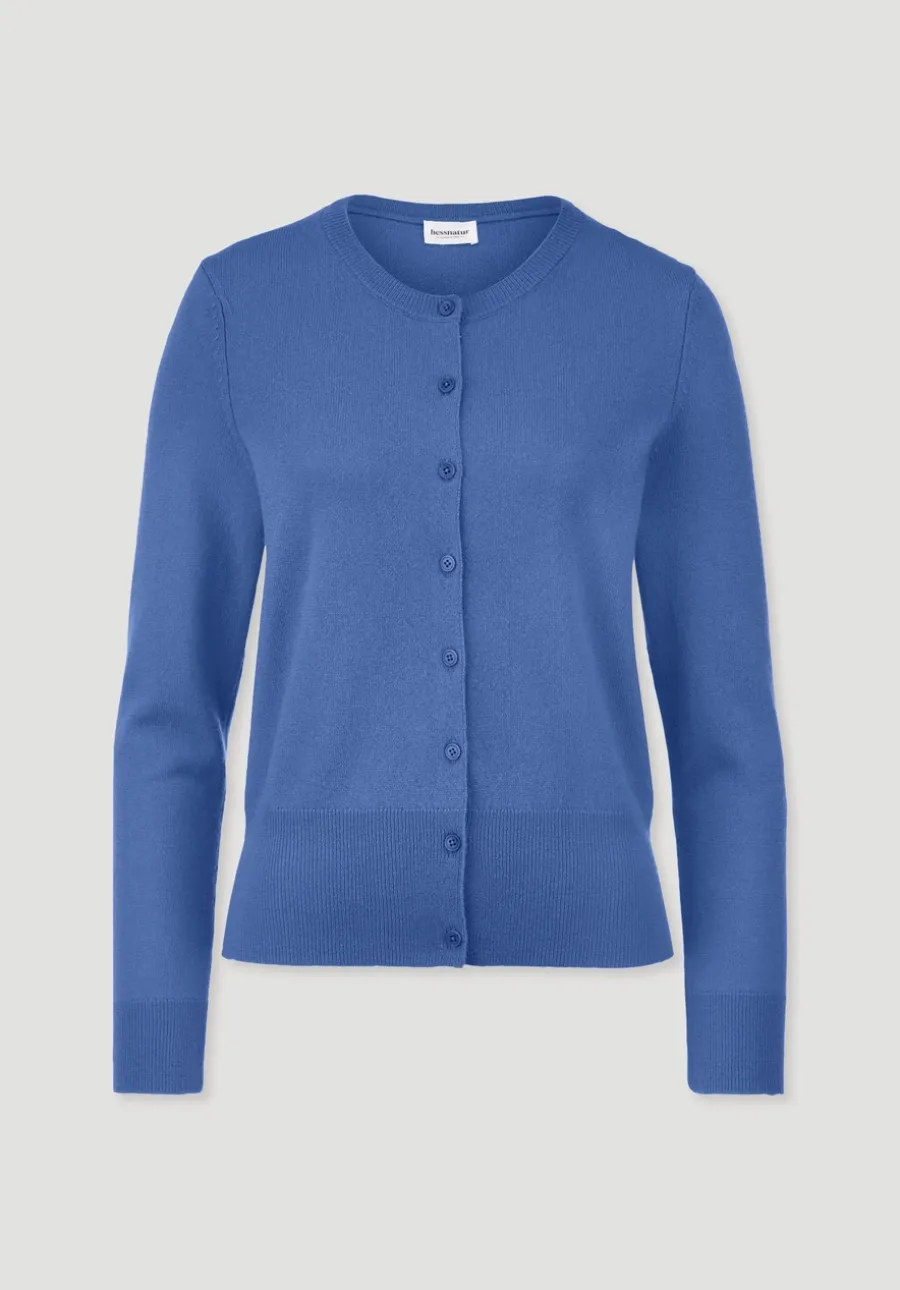 Strick Jacke Regular BETTER RECYCLING aus reinem Cashmere von hessnatur
