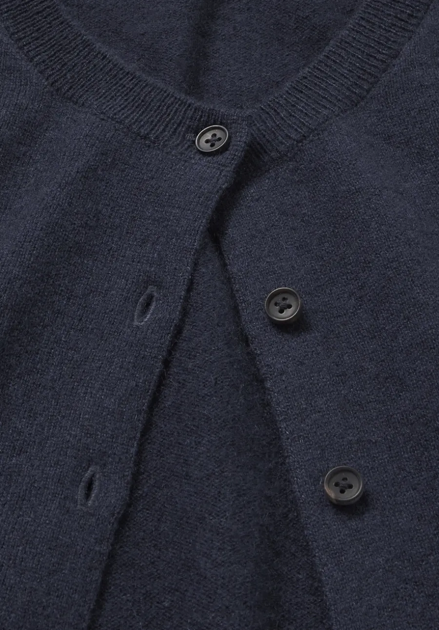Strick Jacke Regular BETTER RECYCLING aus reinem Cashmere von hessnatur