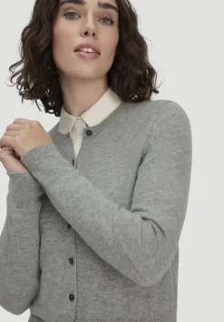 Strick Jacke Regular BETTER RECYCLING aus reinem Cashmere von hessnatur