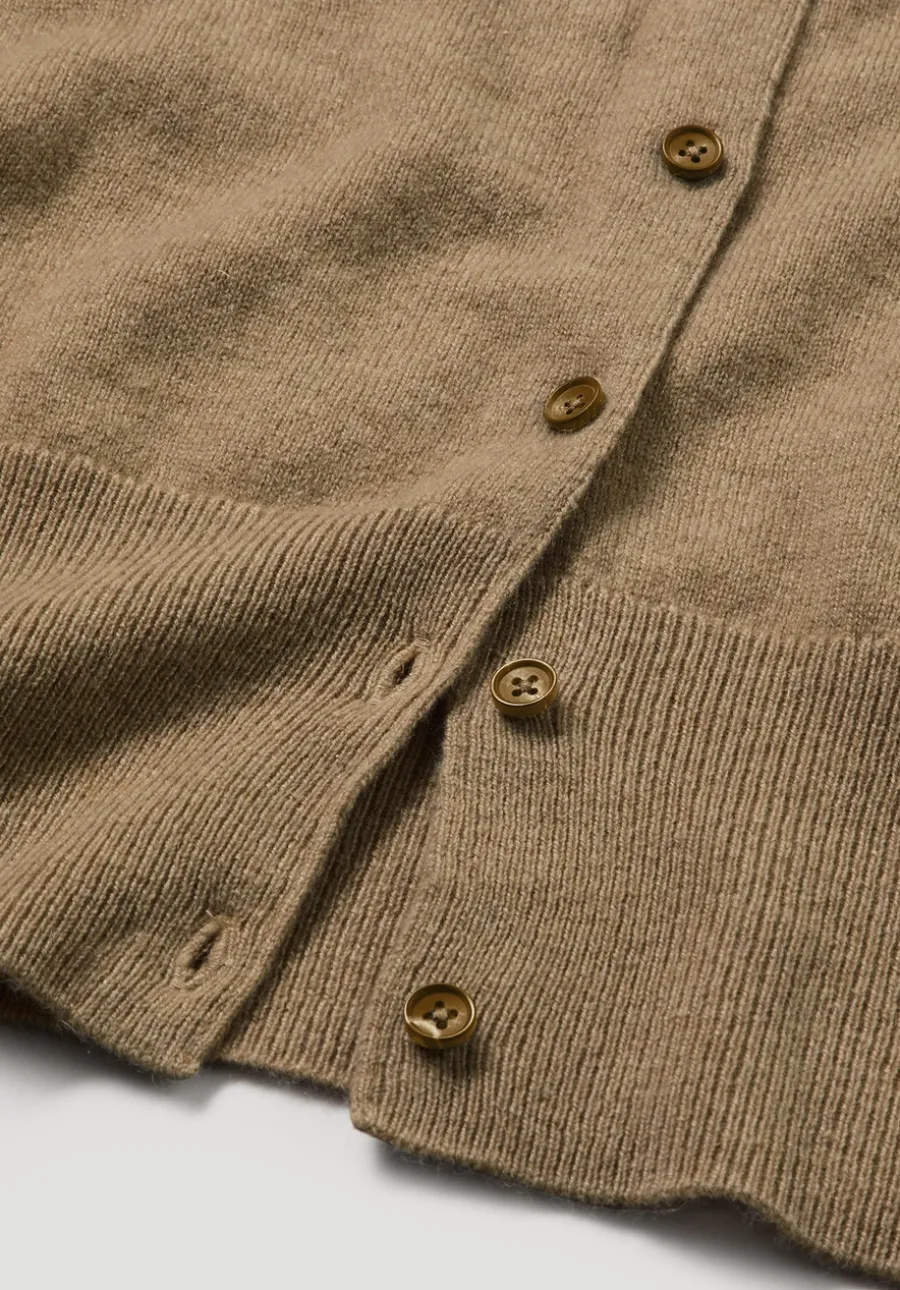 Strick Jacke Regular BETTER RECYCLING aus reinem Cashmere von hessnatur