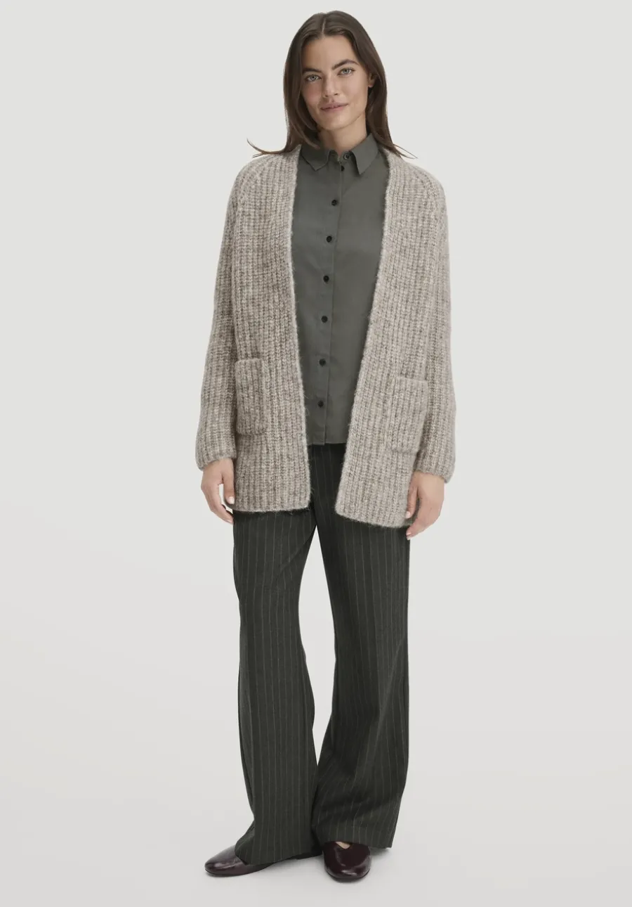 Strick Jacke Relaxed aus Alpaka mit Bio-Baumwolle von hessnatur
