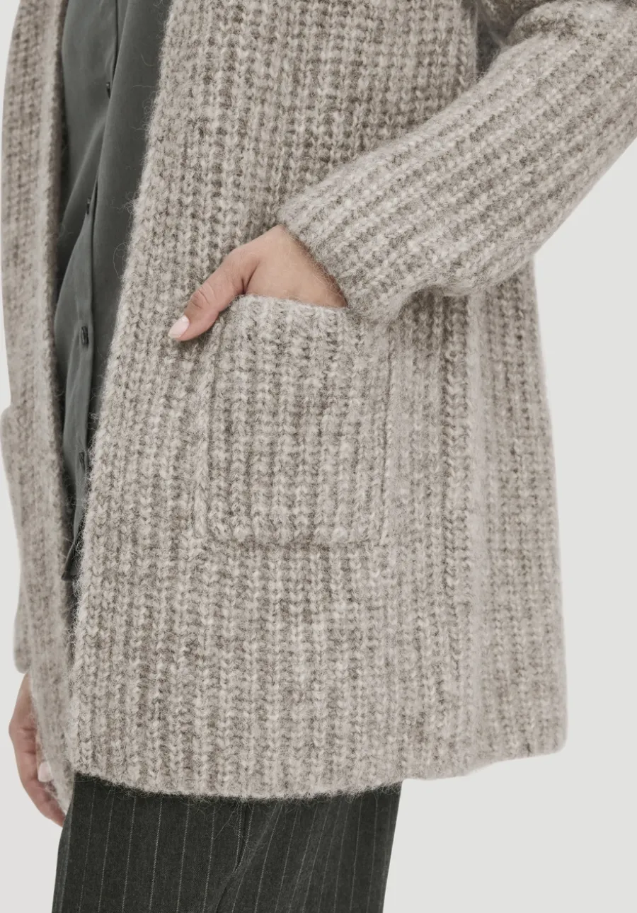 Strick Jacke Relaxed aus Alpaka mit Bio-Baumwolle von hessnatur