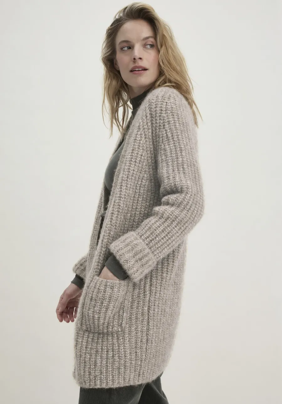 Strick Jacke Relaxed aus Alpaka mit Bio-Baumwolle von hessnatur