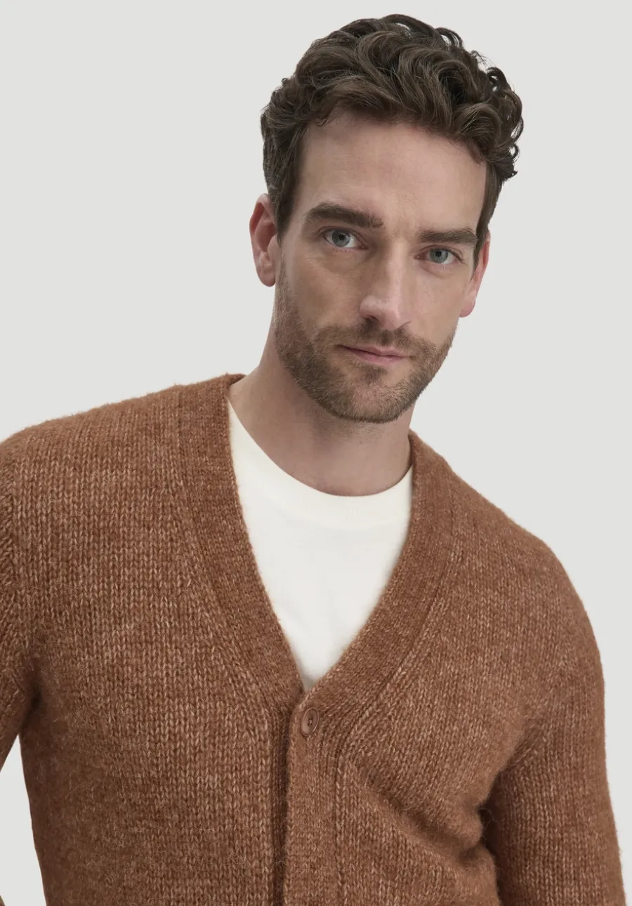 Strick Jacke Relaxed aus Alpaka mit Bio-Baumwolle von hessnatur