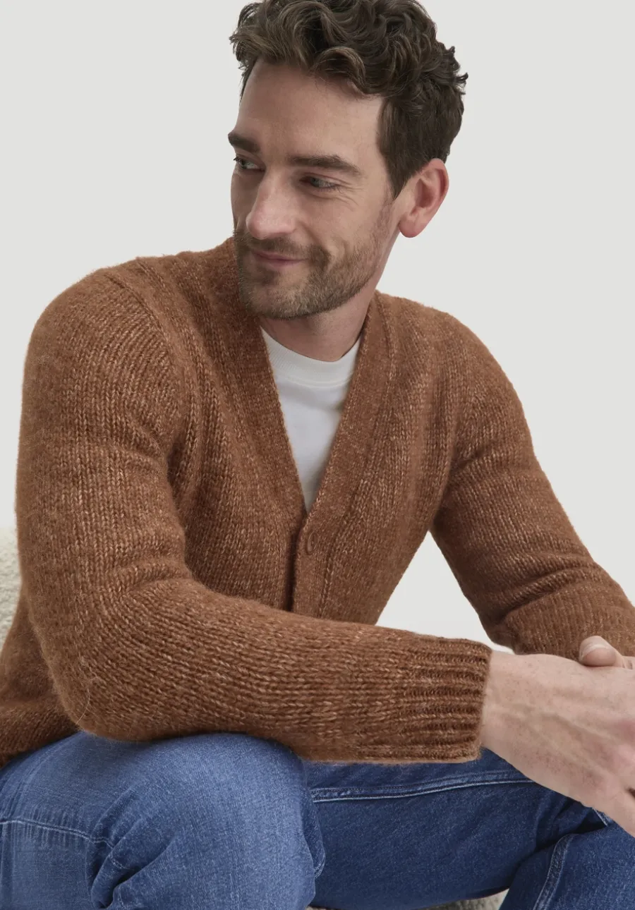 Strick Jacke Relaxed aus Alpaka mit Bio-Baumwolle von hessnatur