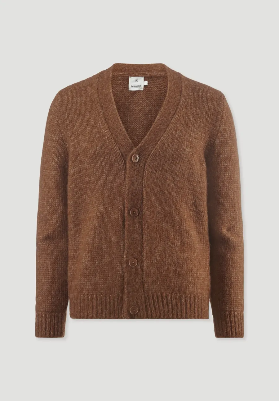 Strick Jacke Relaxed aus Alpaka mit Bio-Baumwolle von hessnatur