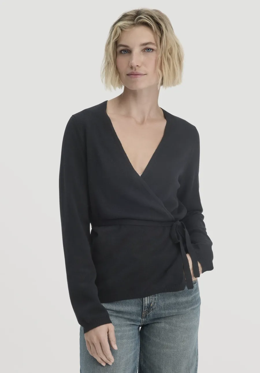Strick Jacke Relaxed aus Bio-Merinowolle mit Cashmere von hessnatur
