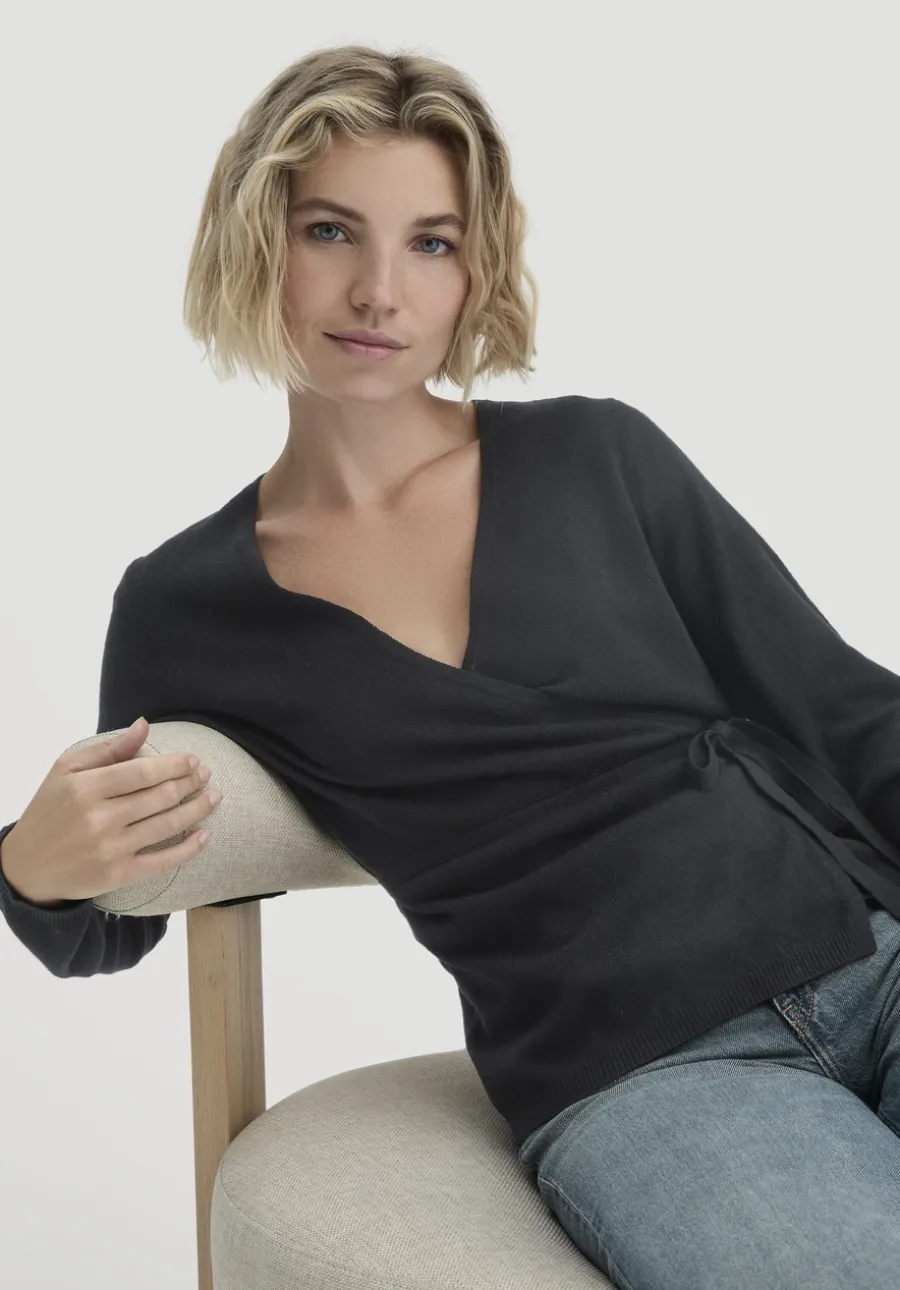 Strick Jacke Relaxed aus Bio-Merinowolle mit Cashmere von hessnatur