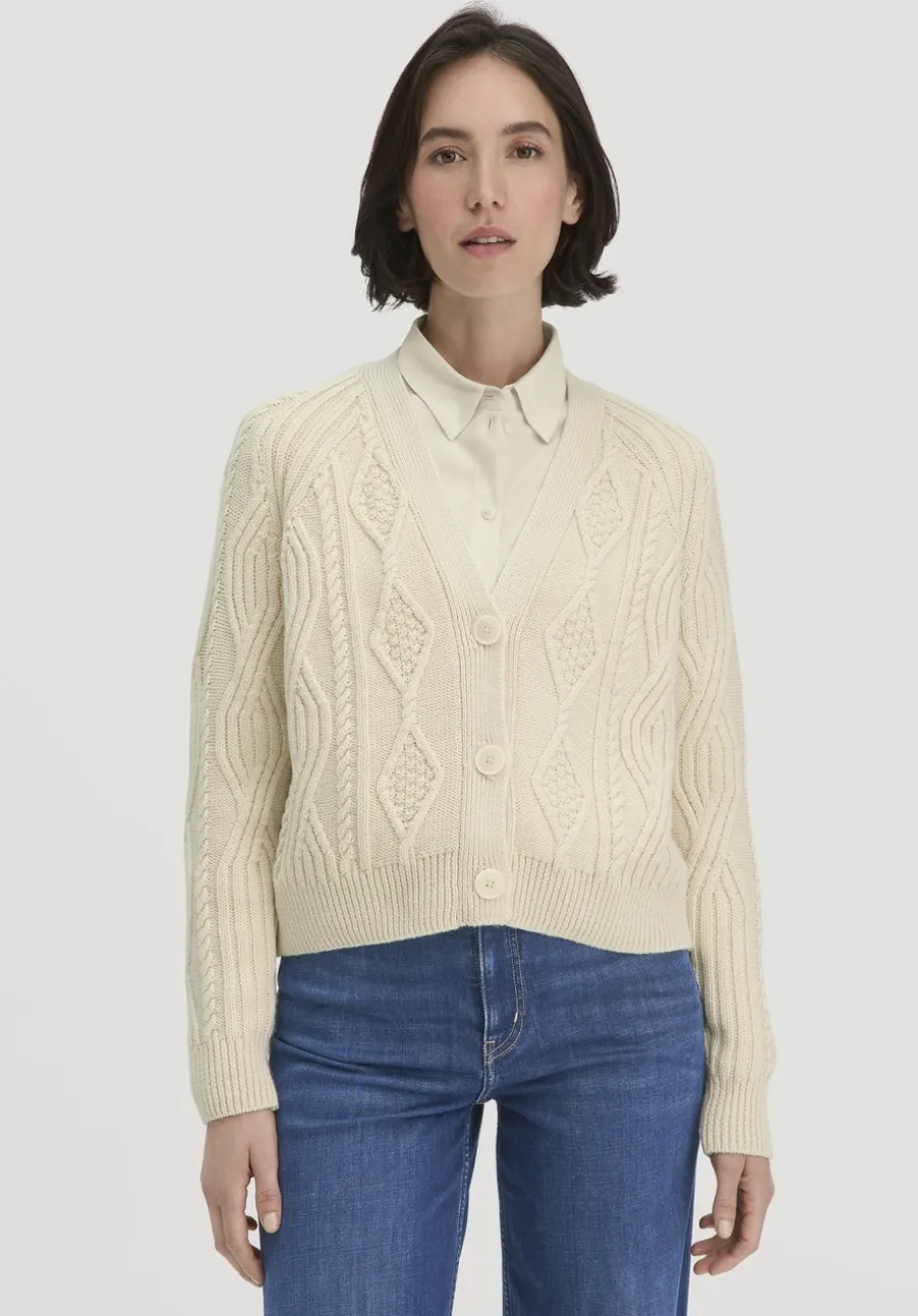 Strick Jacke Relaxed aus Bio-Baumwolle und Bio-Schurwolle von hessnatur