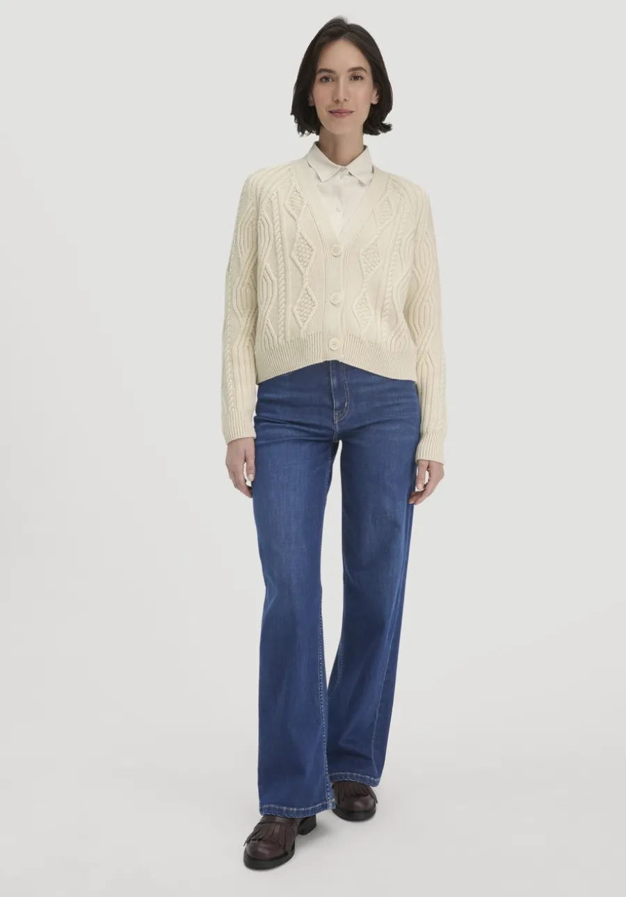 Strick Jacke Relaxed aus Bio-Baumwolle und Bio-Schurwolle von hessnatur
