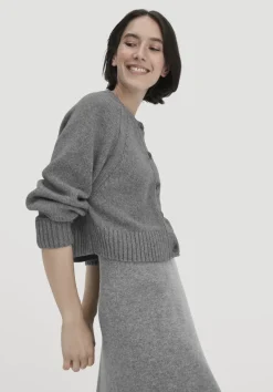 Strick Jacke Relaxed aus Bio-Merinowolle mit Bio-Baumwolle von hessnatur