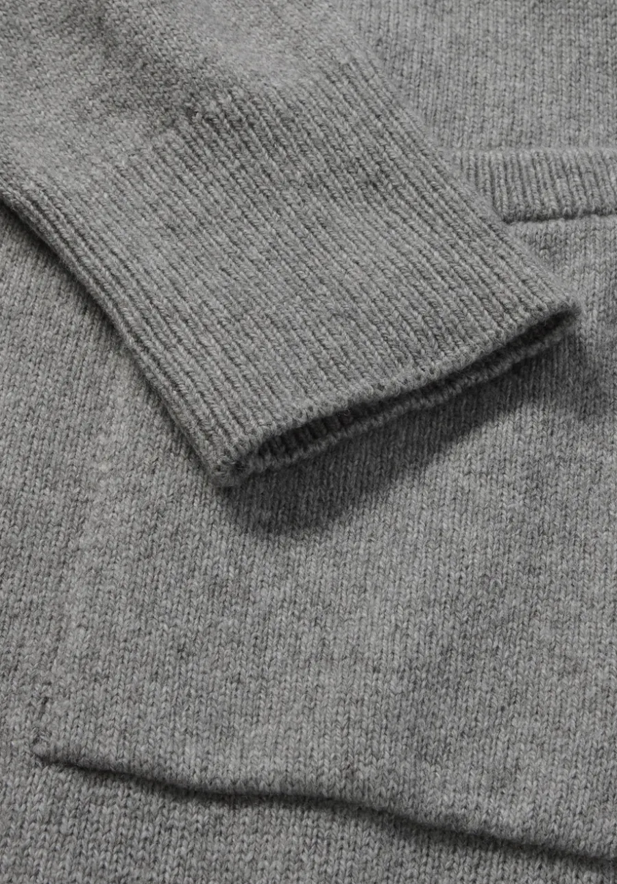 Strick Jacke Relaxed aus Bio-Merinowolle mit Bio-Baumwolle von hessnatur