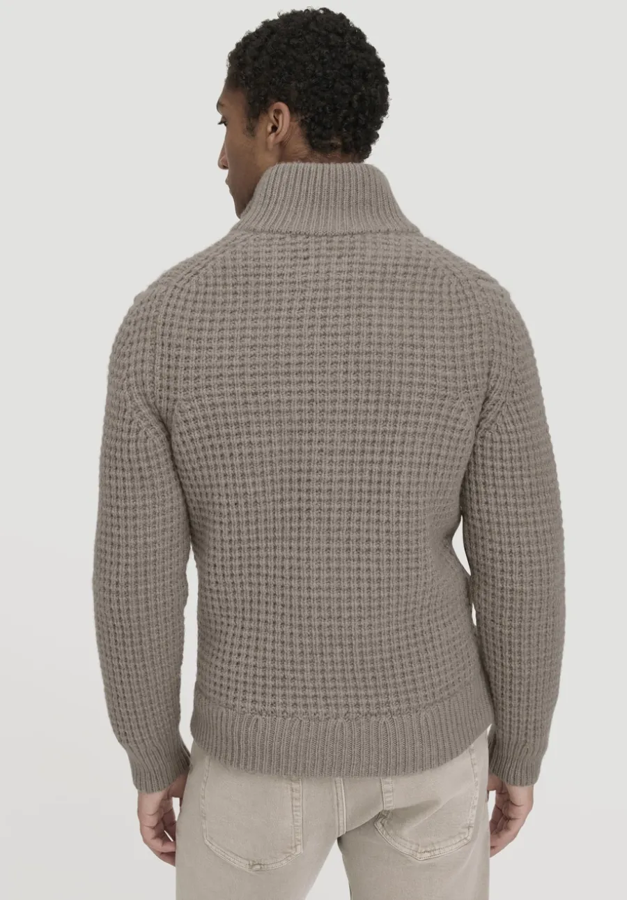Strick Jacke Relaxed BETTER RECYCLING aus reiner Bio-Merinowolle von hessnatur
