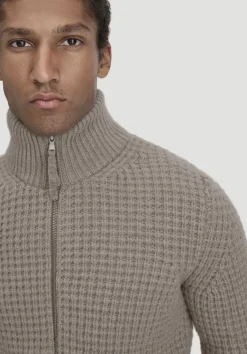 Strick Jacke Relaxed BETTER RECYCLING aus reiner Bio-Merinowolle von hessnatur
