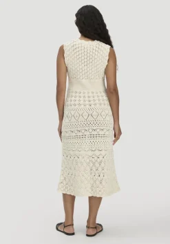 Strick Kleid Midi aus reiner Bio-Baumwolle von hessnatur