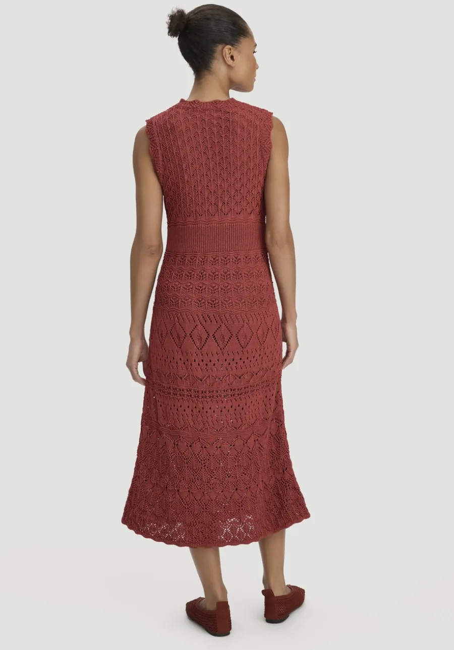 Strick Kleid Midi aus reiner Bio-Baumwolle von hessnatur