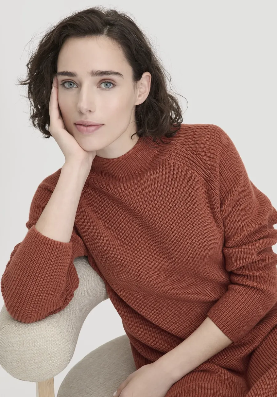Strick Kleid Regular aus reiner Bio-Baumwolle von hessnatur