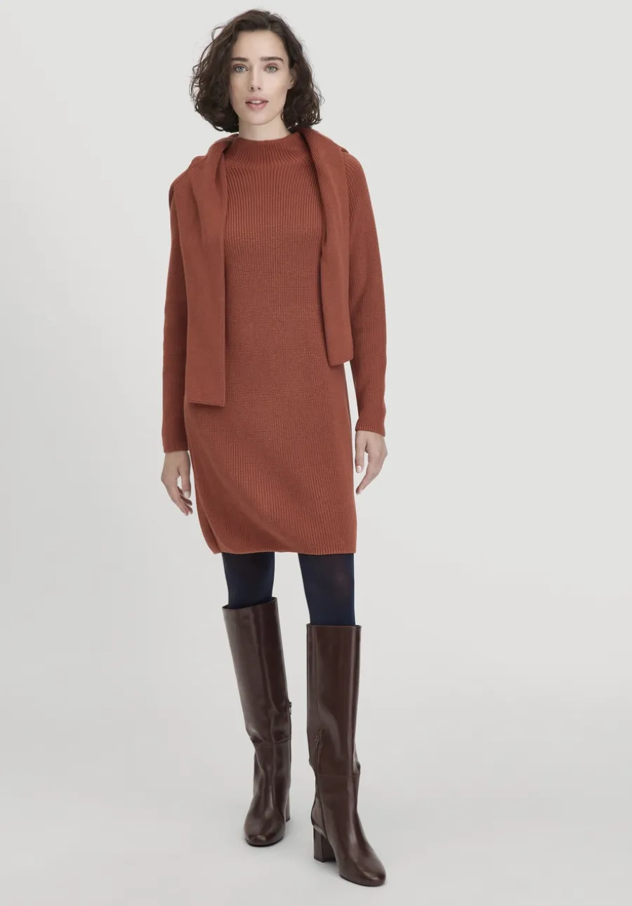 Strick Kleid Regular aus reiner Bio-Baumwolle von hessnatur
