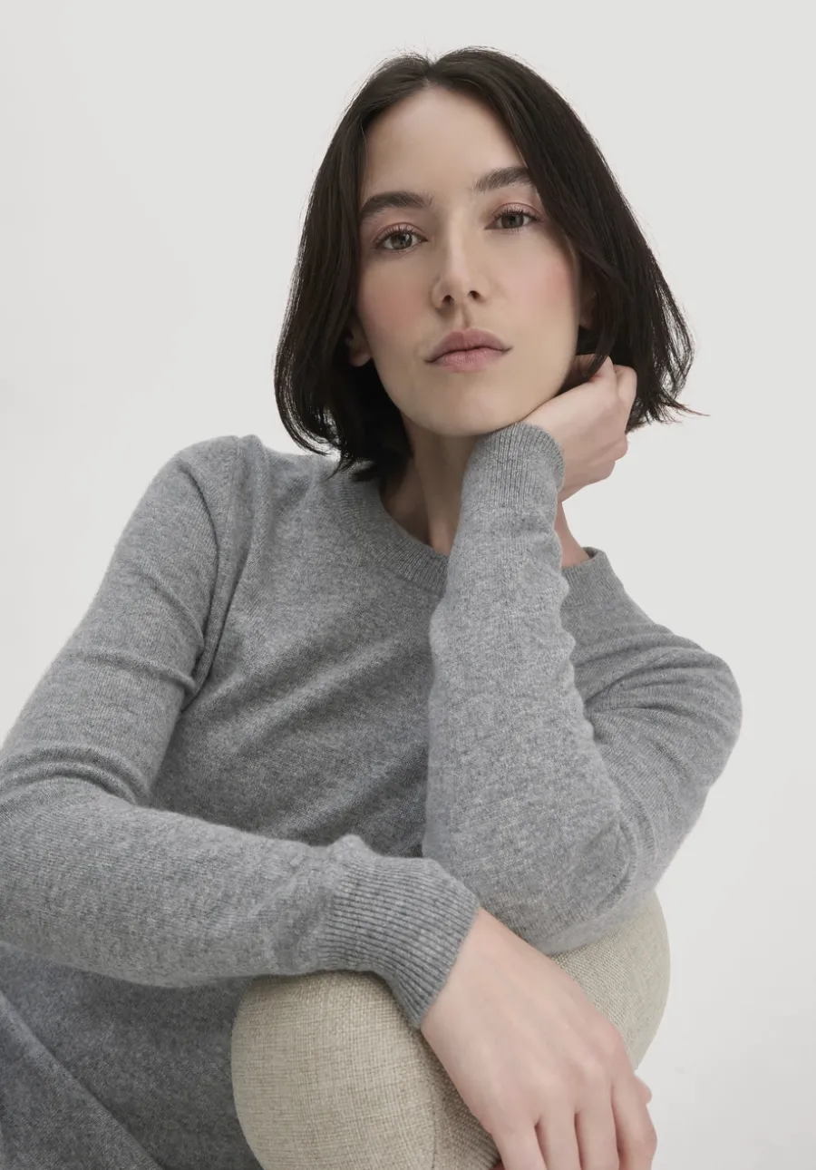 Strick Kleid Regular aus Bio-Merinowolle mit Cashmere von hessnatur