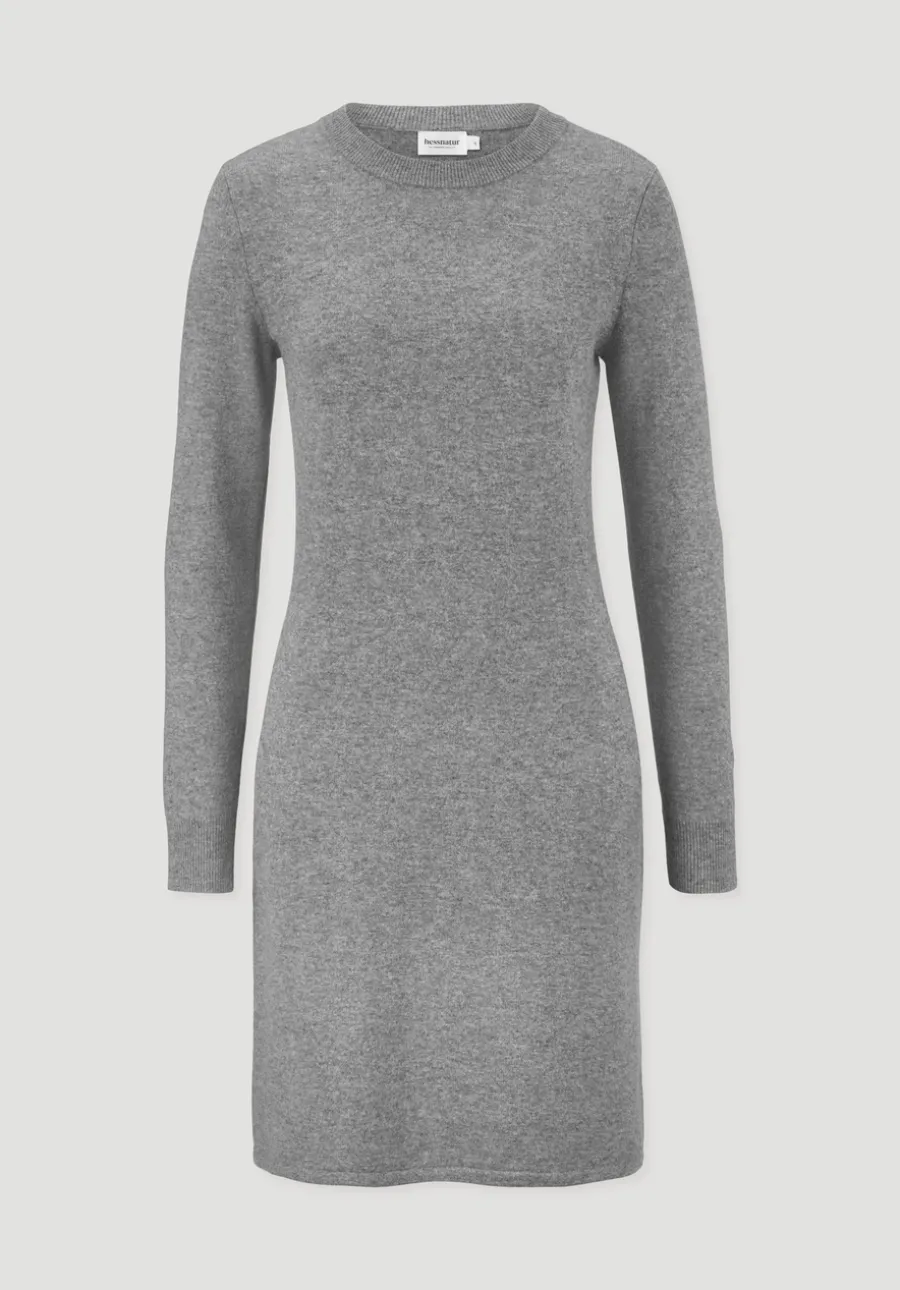 Strick Kleid Regular aus Bio-Merinowolle mit Cashmere von hessnatur