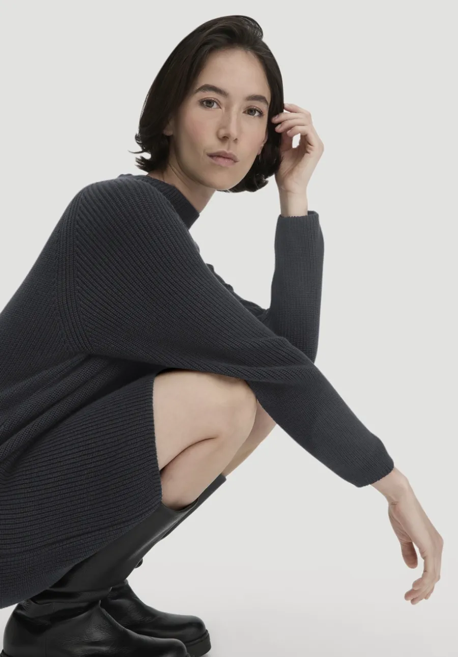 Strick Kleid Regular aus reiner Bio-Baumwolle von hessnatur