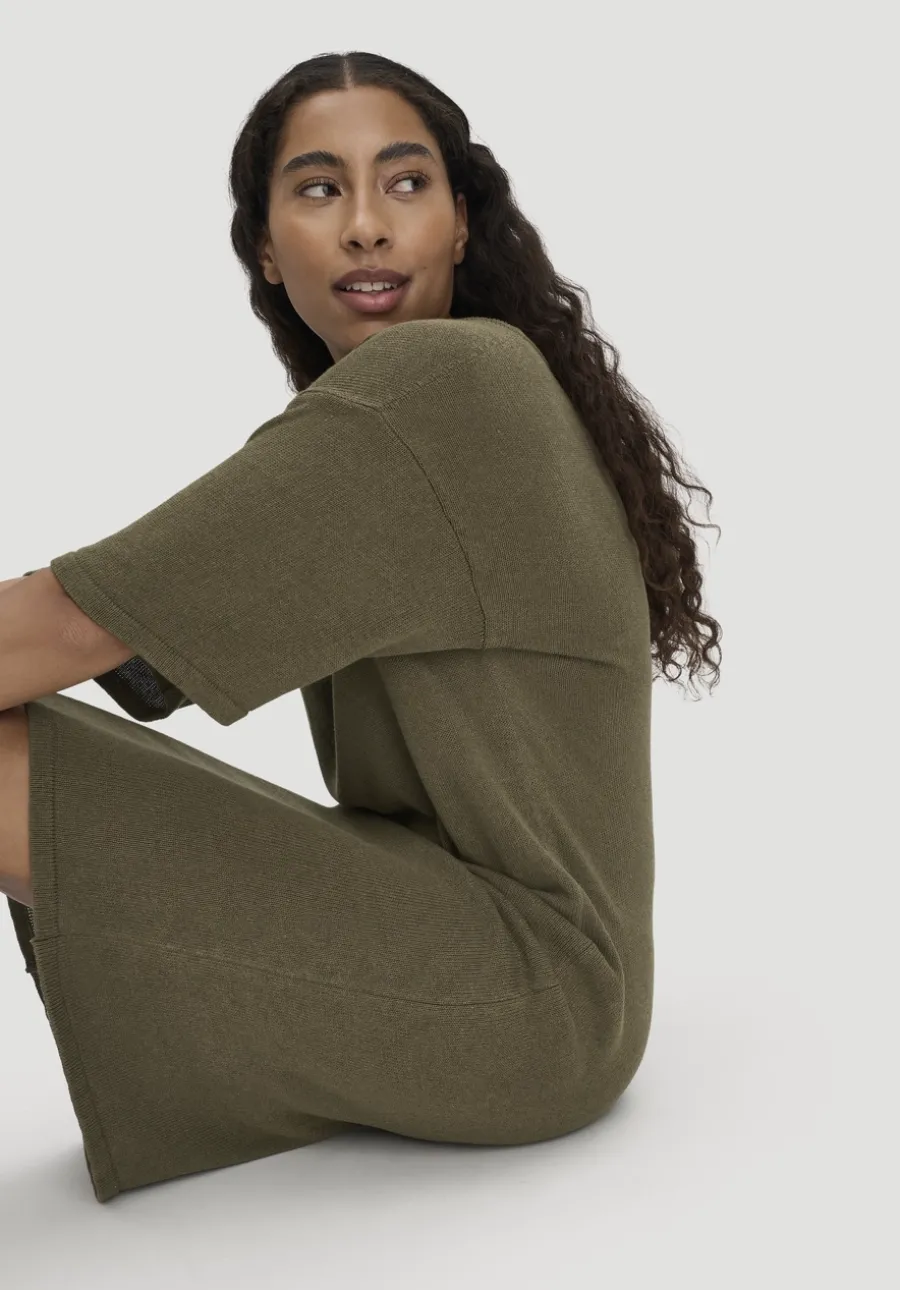 Strick Kleid Relaxed aus Leinen mit Bio-Baumwolle und LENZING™ ECOVERO™ von hessnatur