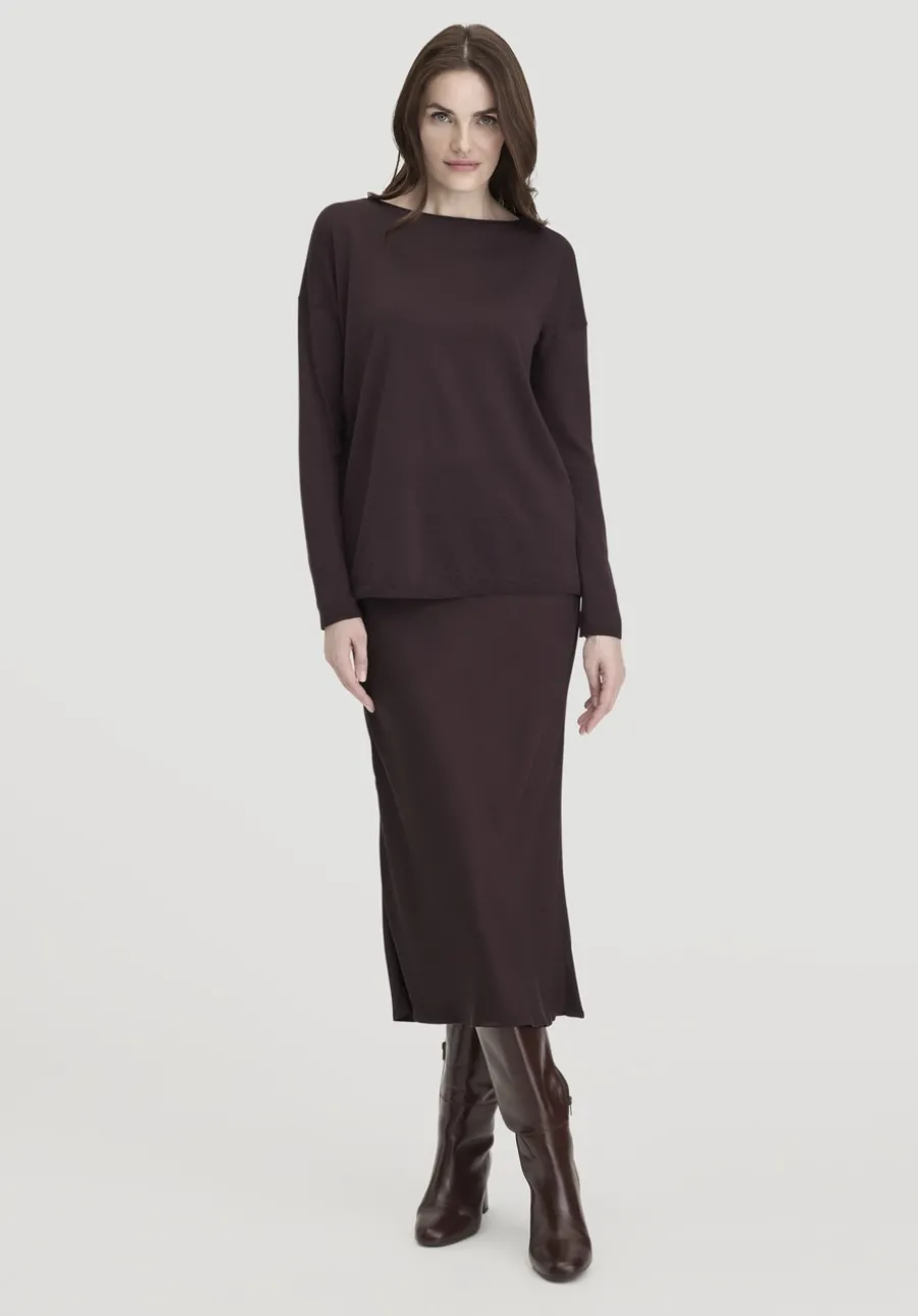 Strick Pullover Oversize aus TENCEL™ Lyocell mit Bio-Baumwolle von hessnatur
