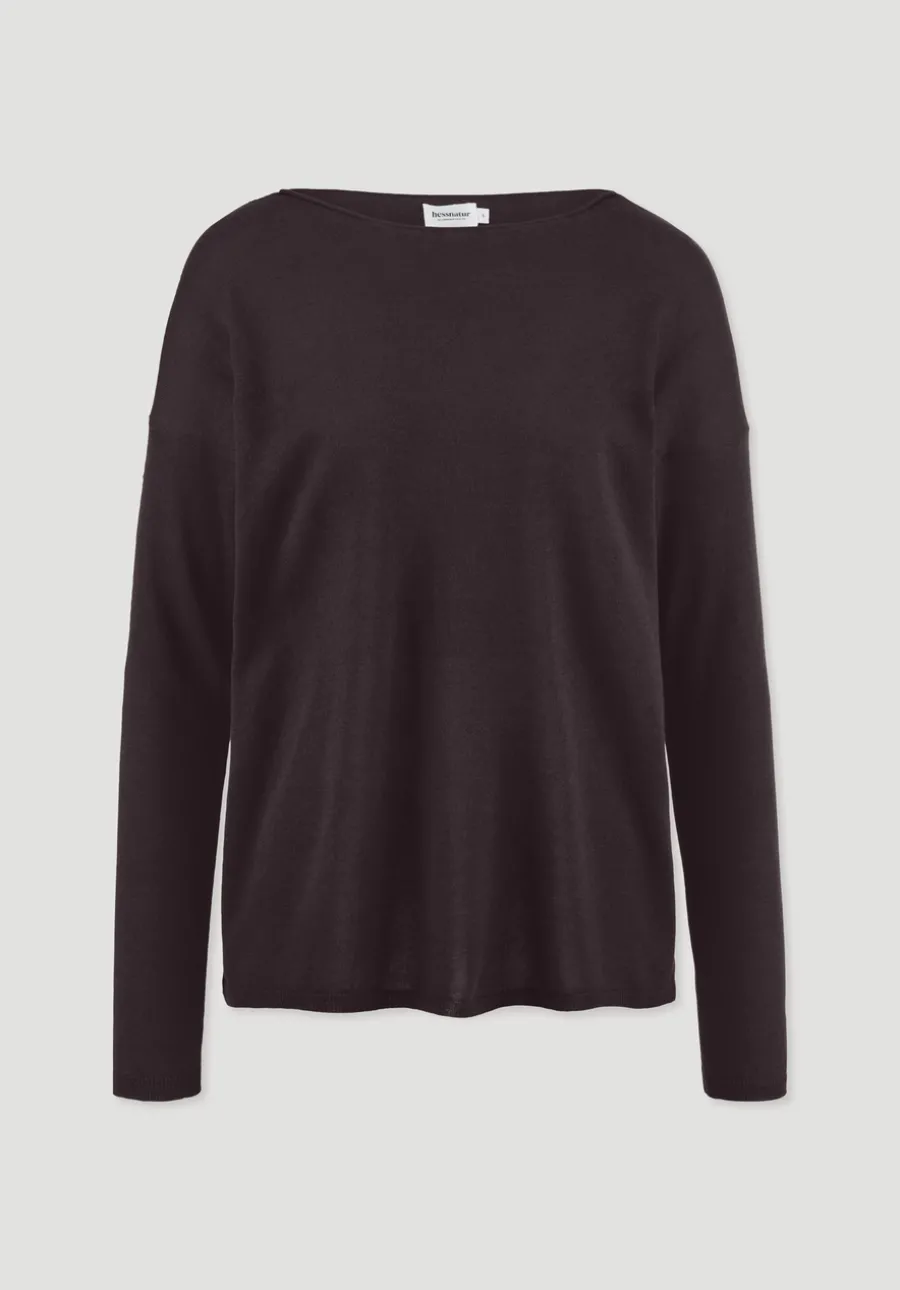 Strick Pullover Oversize aus TENCEL™ Lyocell mit Bio-Baumwolle von hessnatur
