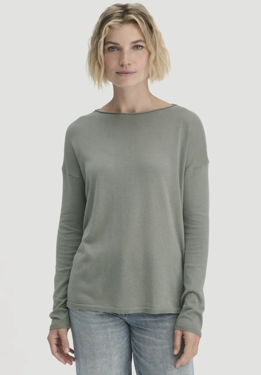Strick Pullover Oversize aus TENCEL™ Lyocell mit Bio-Baumwolle von hessnatur