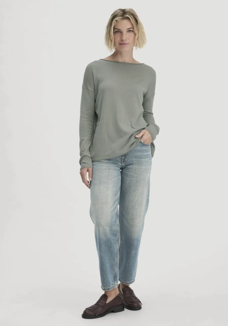 Strick Pullover Oversize aus TENCEL™ Lyocell mit Bio-Baumwolle von hessnatur