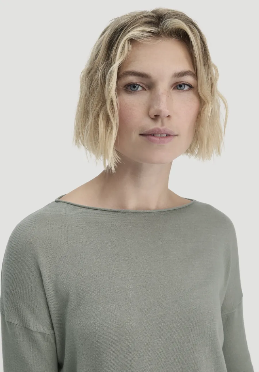 Strick Pullover Oversize aus TENCEL™ Lyocell mit Bio-Baumwolle von hessnatur
