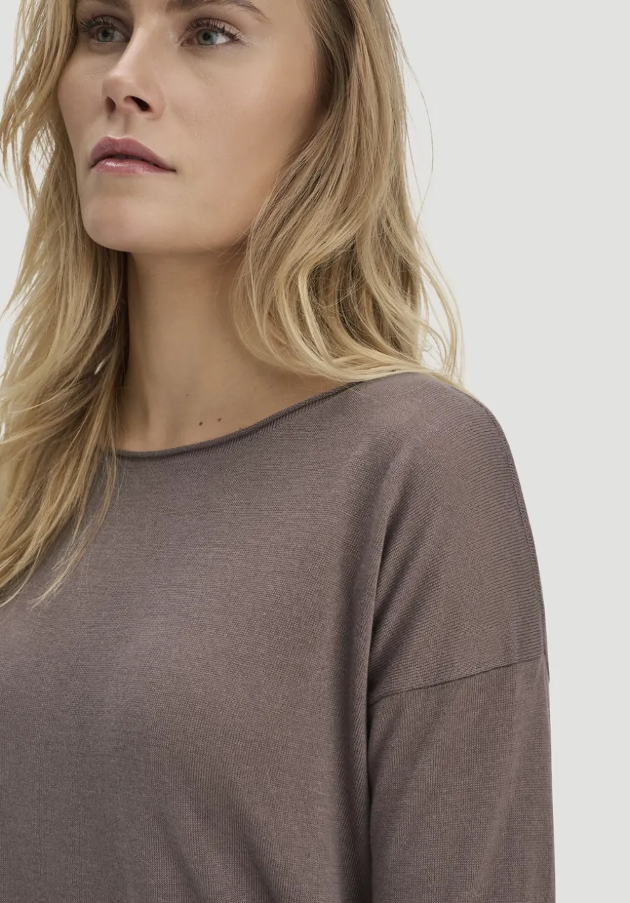 Strick Pullover Oversize aus TENCEL™ Lyocell mit Bio-Baumwolle von hessnatur