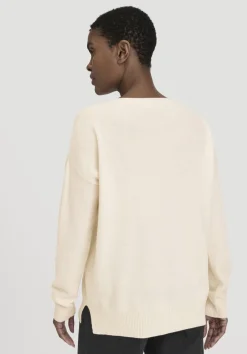 Strick Pullover Oversized aus Bio-Merinowolle mit Cashmere von hessnatur