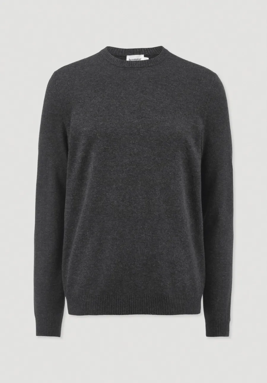 Strick Pullover Regular aus Bio-Merinowolle mit Cashmere von hessnatur