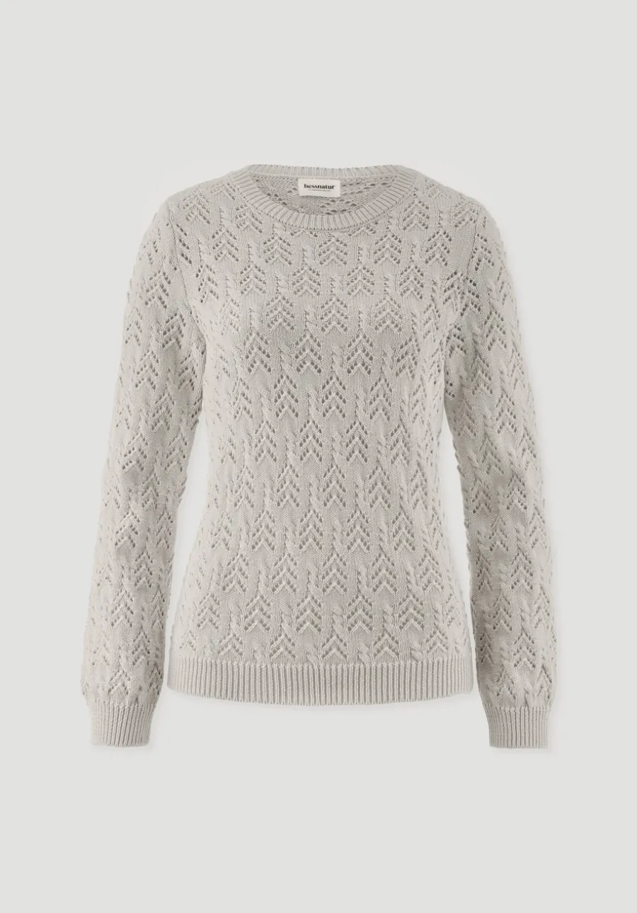 Strick Pullover Regular aus Bio-Baumwolle und Wolle von hessnatur