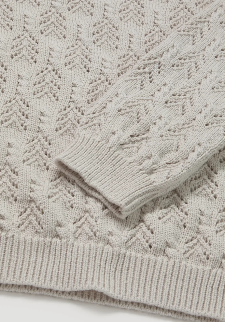 Strick Pullover Regular aus Bio-Baumwolle und Wolle von hessnatur
