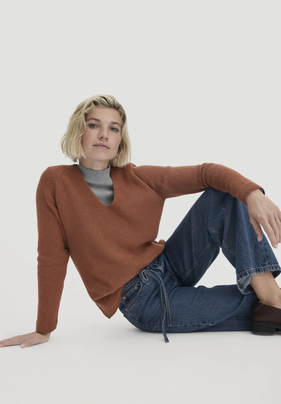 Strick Pullover Regular aus reiner Bio-Baumwolle von hessnatur
