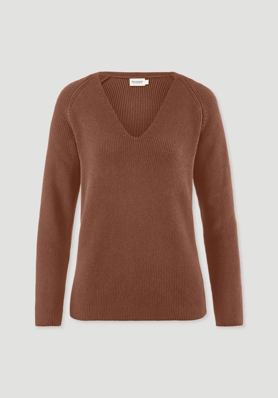 Strick Pullover Regular aus reiner Bio-Baumwolle von hessnatur