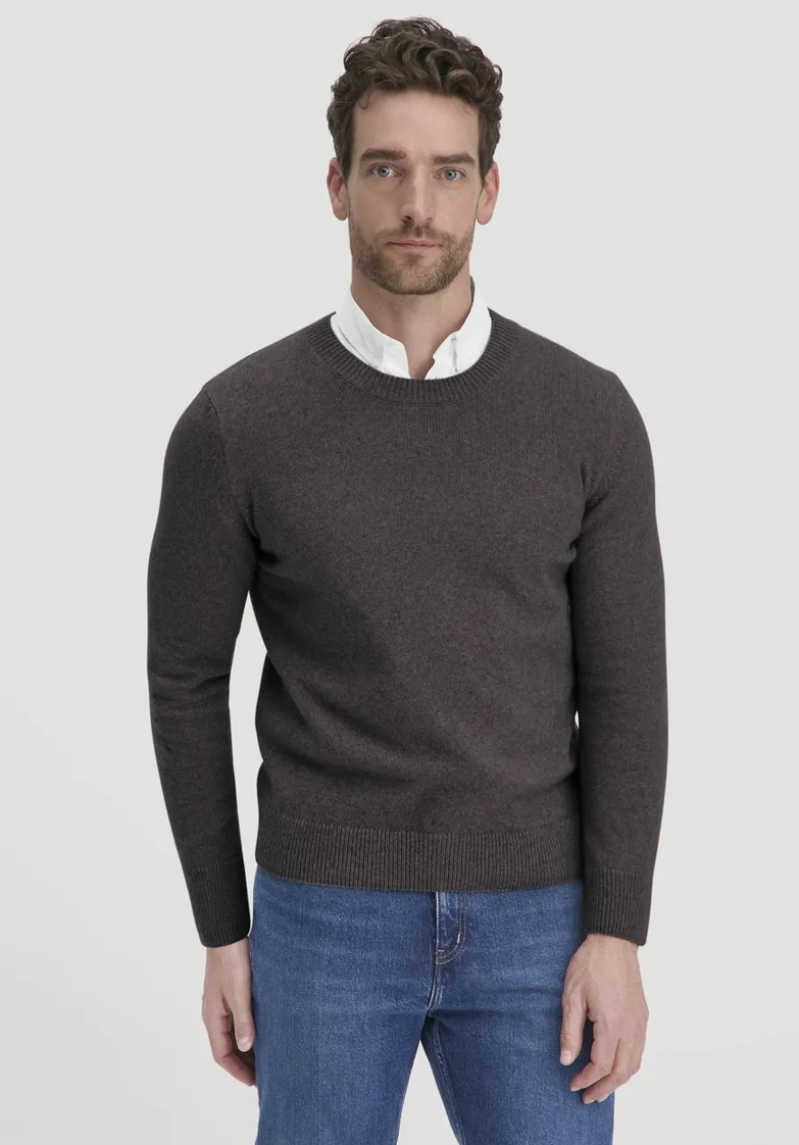 Strick Pullover Regular aus Bio-Merinowolle mit Bio-Baumwolle von hessnatur