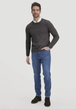Strick Pullover Regular aus Bio-Merinowolle mit Bio-Baumwolle von hessnatur