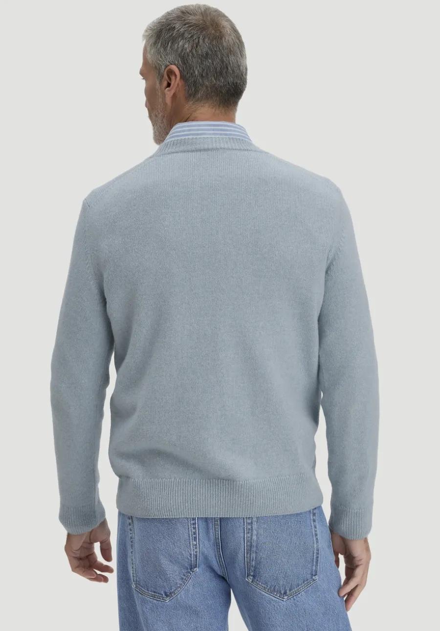 Strick Pullover Regular aus Bio-Merinowolle mit Bio-Baumwolle von hessnatur