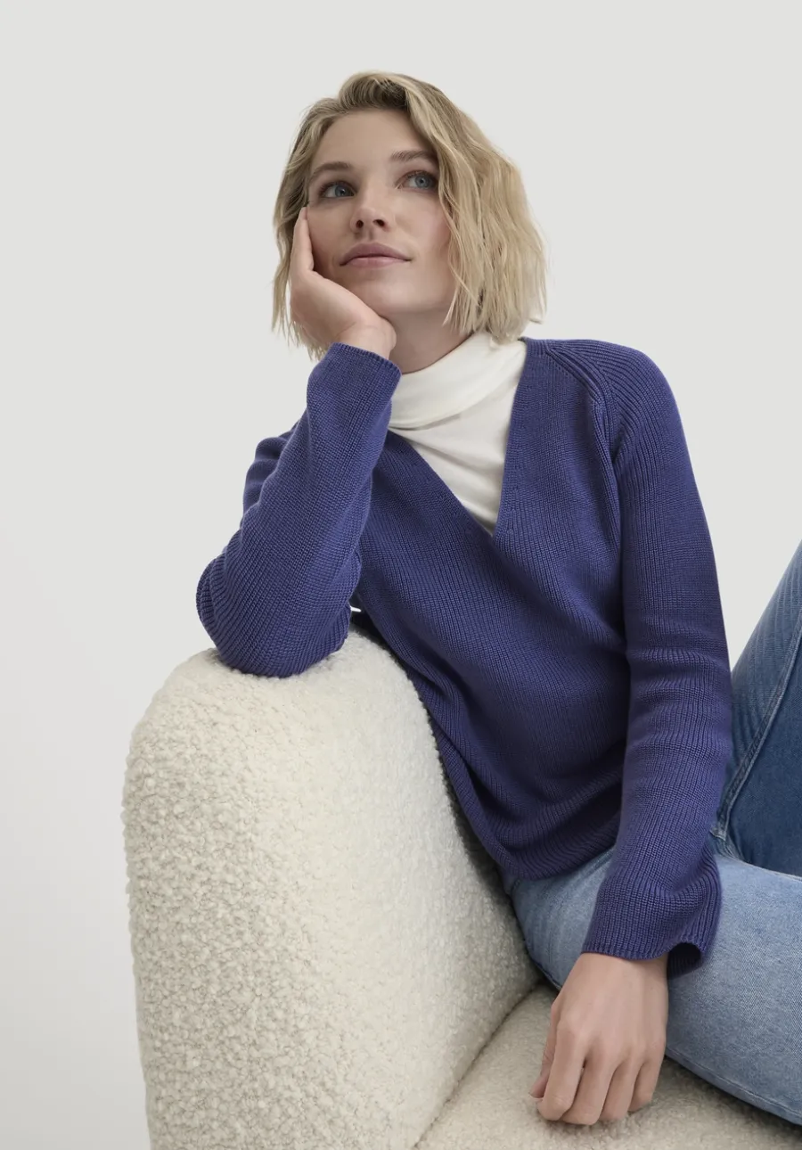 Strick Pullover Regular aus reiner Bio-Baumwolle von hessnatur